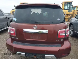 2018 Nissan Armada SL with VIN JN8AY2ND7J9050528, listed as a IAAI auction lot 41525232 with 106,179 mi miles and . Bid and sale history available at DreamBid. Image 16.