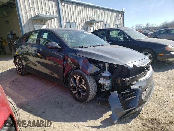 2020 Kia Forte LXS with VIN 3KPF24AD7LE210667, listed as a Copart auction lot 48370315 with 93,257 mi miles and Salvage Title. Bid and sale history available at carsss.com. Image 4.