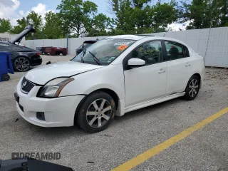 2012 Nissan Sentra SR with VIN 3N1AB6AP4CL762870, listed as a Copart auction lot 56854535 with Not provided miles and Salvage title. Bid and sale history available at DreamBid. Image 1.