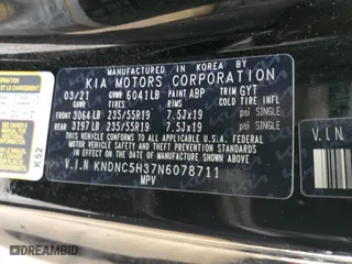 2022 Kia Carnival EX with VIN KNDNC5H37N6078711, listed as a Copart auction lot 79053293 with 59,793 mi miles and Salvage Title. Bid and sale history available at carsss.com. Image 14.