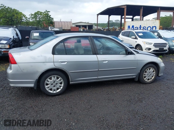 2005 Honda Civic LX with VIN 2HGES16545H568037, listed as a IAAI auction lot 41785307 with 170,913 mi miles and . Bid and sale history available at DreamBid. Image 13.