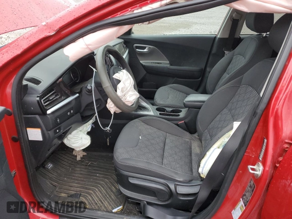 2022 Kia Niro LXS SE with VIN KNDCB3LCXN5543042, listed as a Copart auction lot 77614954 with 57,099 mi miles and Non Repairable. Bid and sale history available at carsss.com. Image 7.