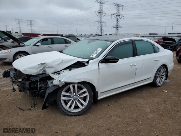 2016 Volkswagen Passat 1.8T SEL with VIN 1VWCT7A33GC056607, listed as a Copart auction lot 41484155 with 0 mi miles and Salvage Title. Bid and sale history available at carsss.com. Image 1.
