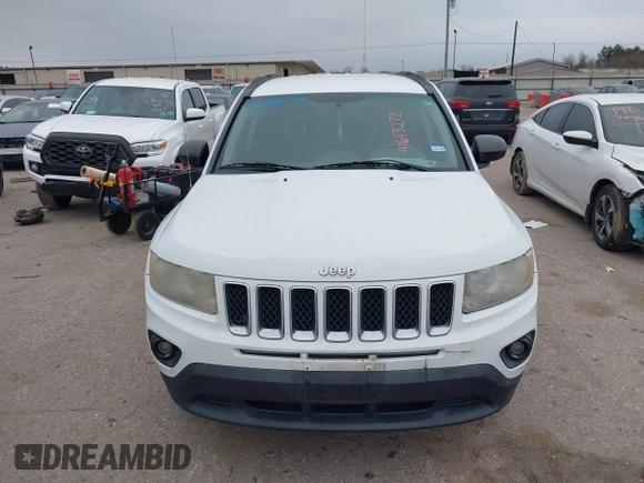 2013 Jeep Compass Sport with VIN 1C4NJCBA4DD275668, listed as a IAAI auction lot 41613278 with 154,489 mi miles. Bid and sale history available at carsss.com. Image 6.
