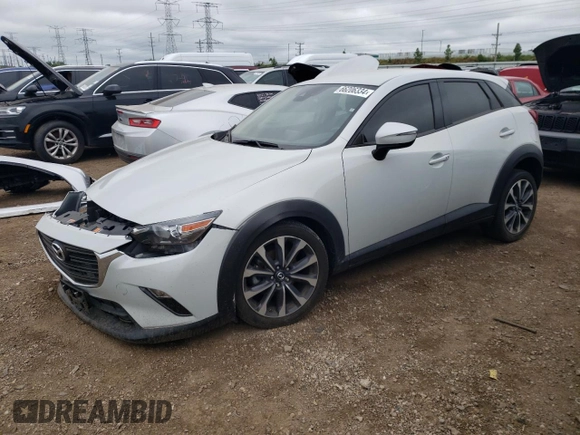 2019 Mazda CX-3 Touring with VIN JM1DKFC75K0430357, listed as a Copart auction lot 66206334 with 22,684 mi miles and Salvage Title. Bid and sale history available at DreamBid. Image 1.
