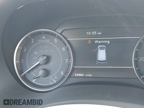 2023 Nissan Armada SV with VIN JN8AY2AD9P9692845, listed as a IAAI auction lot 42213250 with 59,880 mi miles and . Bid and sale history available at DreamBid. Image 15.