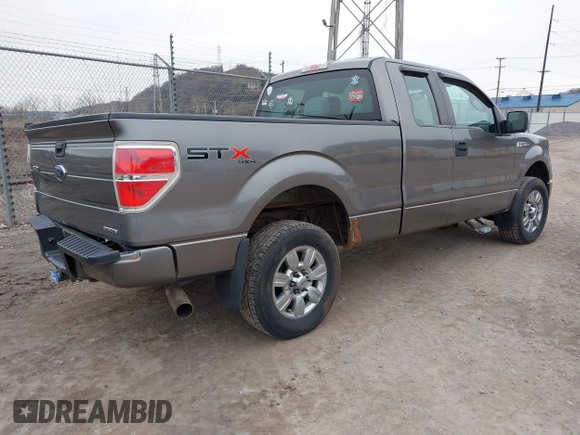 2012 Ford F-150 XL with VIN 1FTFX1EF3CFC52836, listed as a IAAI auction lot 41944971 with 104,728 mi miles. Bid and sale history available at carsss.com. Image 4.