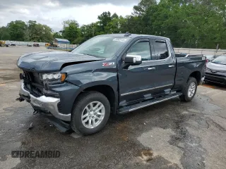 2019 Chevrolet Silverado 1500 LTZ with VIN 1GCRYGED4KZ177685, listed as a Copart auction lot 52803145 with 23,049 mi miles and Salvage Title. Bid and sale history available at DreamBid. Image 1.