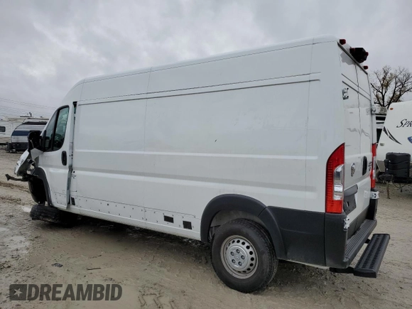 2024 Ram ProMaster Cargo Tradesman with VIN 3C6LRVDG5RE105345, listed as a Copart auction lot 80251084 with 2,440 mi miles and Non Repairable. Bid and sale history available at DreamBid. Image 2.