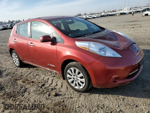 2015 Nissan LEAF SV with VIN 1N4AZ0CP7FC311909, listed as a Copart auction lot 39358473 with 84,576 mi miles. Bid and sale history available at carsss.com. Image 4.