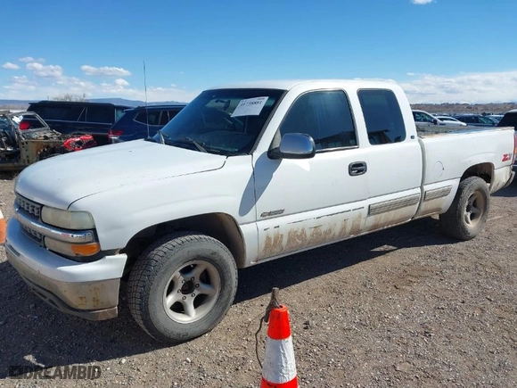 1999 Chevrolet Silverado 1500 LS with VIN 1GCEK19T3XE220541, listed as a IAAI auction lot 41738881 with 251,297 mi miles. Bid and sale history available at carsss.com. Image 2.