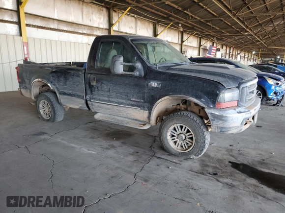 2000 Ford F-350 XL with VIN 1FTSF31F1YEE04323, listed as a Copart auction lot 46027985 with 191,682 mi miles and Salvage Title. Bid and sale history available at DreamBid. Image 4.