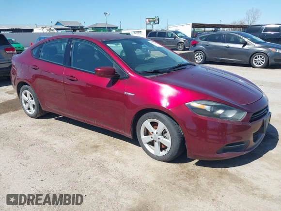 2015 Dodge Dart SXT z VIN 1C3CDFBB1FD374304, wystawiony jako IAAI lot #41781595 z przebiegiem 165 514 mil mil oraz . Historia ofert i sprzedaży dostępna na DreamBid. Obrazek 1.