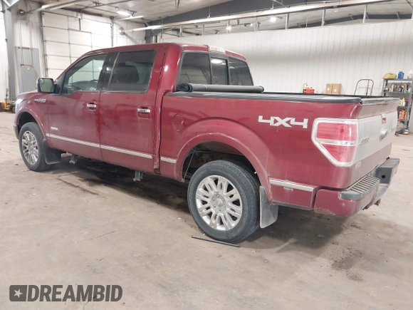 2013 Ford F-150 XL with VIN 1FTFW1ETXDFB30310, listed as a IAAI auction lot 41419674 with 122,926 mi miles. Bid and sale history available at carsss.com. Image 3.