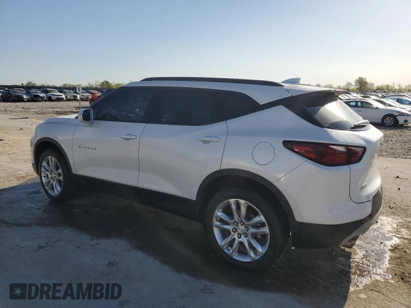2020 Chevrolet Blazer LT with VIN 3GNKBDRS7LS659518, listed as a Copart auction lot 53249805 with 122,883 mi miles and Salvage title. Bid and sale history available at DreamBid. Image 2.