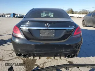 2020 Mercedes-Benz C 43 AMG with VIN 55SWF6EB2LU329244, listed as a Copart auction lot 46253045 with 55,209 mi miles and Salvage Title. Bid and sale history available at carsss.com. Image 6.