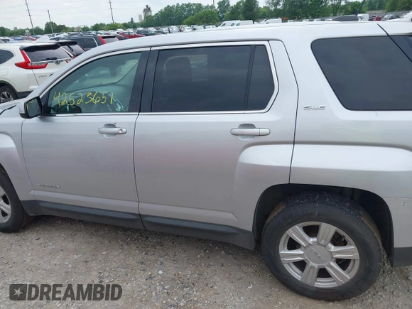 2015 GMC Terrain SLE with VIN 2GKALMEKXF6385603, listed as a IAAI auction lot 42523651 with 127,208 mi miles and . Bid and sale history available at DreamBid. Image 14.