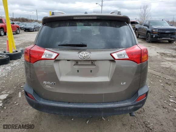 2014 Toyota RAV4 LE with VIN JTMZFREV6ED033440, listed as a Copart auction lot 49774585 with 139,121 mi miles and Salvage Title. Bid and sale history available at carsss.com. Image 6.