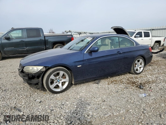 2011 BMW 3 Series 335i with VIN WBADX7C54BE260904, listed as a Copart auction lot 48954085 with 166,553 mi miles and Salvage Title. Bid and sale history available at carsss.com. Image 1.