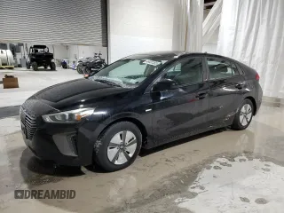 2017 Hyundai Ioniq Blue with VIN KMHC65LC9HU024117, listed as a Copart auction lot 46491365 with 58,349 mi miles and Clean Title. Bid and sale history available at DreamBid. Image 1.
