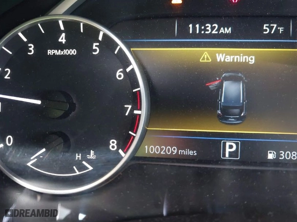 2015 Nissan Murano Platinum with VIN 5N1AZ2MH9FN282765, listed as a IAAI auction lot 42038618 with 100,209 mi miles. Bid and sale history available at carsss.com. Image 15.