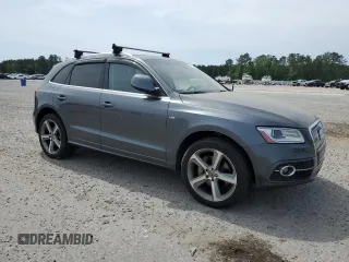 2014 Audi Q5 Premium Plus with VIN WA1DGAFP5EA077594, listed as a Copart auction lot 52020915 with 187,290 mi miles and Salvage title. Bid and sale history available at DreamBid. Image 4.