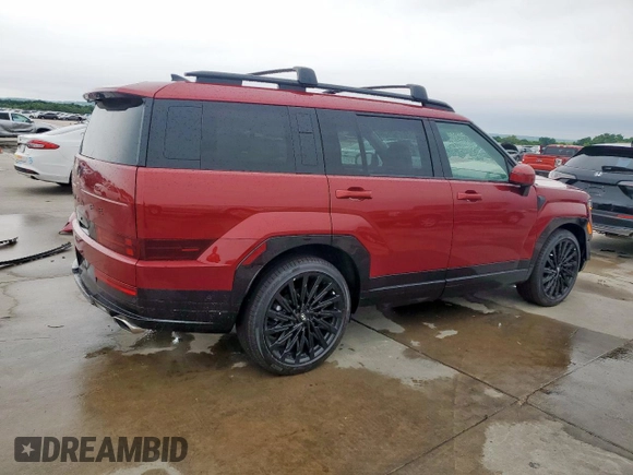 2025 Hyundai Santa Fe Calligraphy z VIN 5NMP54GL9SH128148, wystawiony jako Copart lot #55917575 z przebiegiem 55 mil mil oraz Czysty tytuł • Clean title. Historia ofert i sprzedaży dostępna na DreamBid. Obrazek 3.