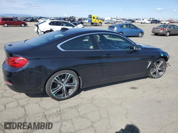 2018 BMW 4 Series 430i with VIN WBA4W3C57JAE64861, listed as a Copart auction lot 49739115 with 115,188 mi miles and Salvage Title. Bid and sale history available at DreamBid. Image 3.