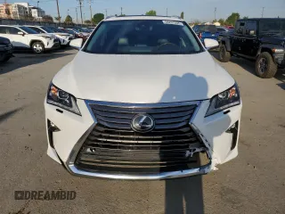 2018 Lexus RX with VIN JTJGZKCA0J2004007, listed as a Copart auction lot 50237595 with 104,630 mi miles and Salvage Title. Bid and sale history available at carsss.com. Image 5.
