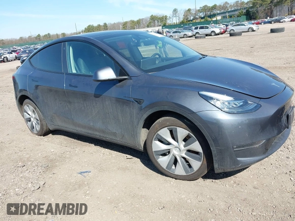 2022 Tesla Model Y Long Range with VIN 7SAYGDEE2NF460945, listed as a IAAI auction lot 41921645 with 62,318 mi miles and . Bid and sale history available at DreamBid. Image 1.