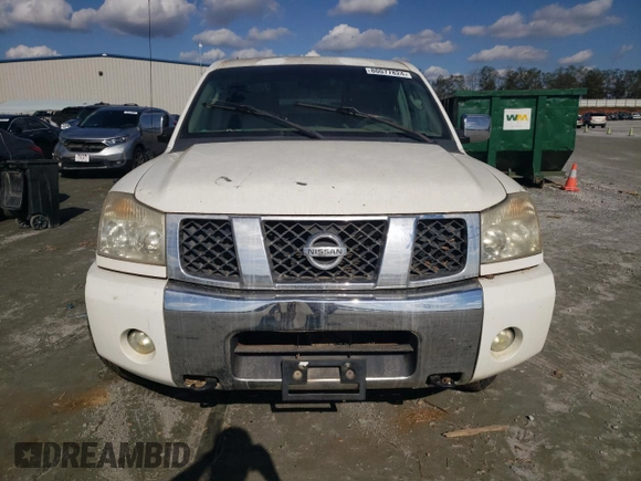 2005 Nissan Titan SE with VIN 1N6BA07B45N557451, listed as a Copart auction lot 80077824 with Not Provided miles and Salvage Title. Bid and sale history available at DreamBid. Image 5.