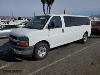 2019 Chevrolet Express Passenger LT with VIN 1GAZGPFG4K1217251, listed as a Copart auction lot 79715254 with 65,678 mi miles and Salvage Title. Bid and sale history available at carsss.com. Image 1.