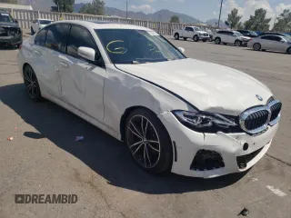2020 BMW 3 Series 330i with VIN 3MW5R1J03L8B20222, listed as a Copart auction lot 59477362 with Not Provided miles. Bid and sale history available at carsss.com. Image 1.