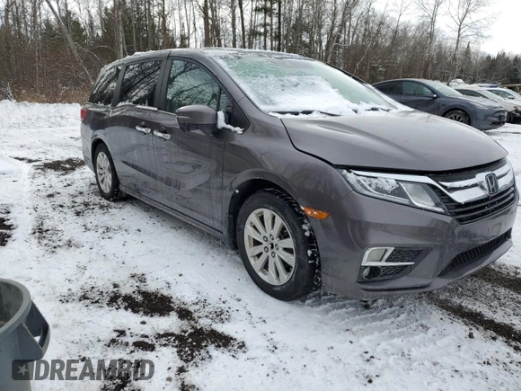 2018 Honda Odyssey EX-L z VIN 5FNRL6H66JB502556, wystawiony jako Copart lot #81995684 z przebiegiem 199 440 mil mil oraz Nie do naprawy • Non repairable. Historia ofert i sprzedaży dostępna na DreamBid. Obrazek 4.