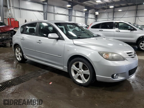 2006 Mazda 3 S Grand Touring with VIN JM1BK343361433226, listed as a Copart auction lot 80331964 with 163,207 mi miles and Salvage Title. Bid and sale history available at DreamBid. Image 4.