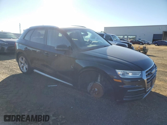 2018 Audi Q5 Premium with VIN WA1ANAFY2J2150488, listed as a Copart auction lot 81384734 with 115,333 mi miles and Salvage Title. Bid and sale history available at carsss.com. Image 4.