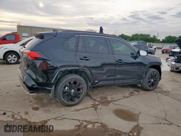 2022 Toyota RAV4 Hybrid SE with VIN JTM16RFV3ND078217, listed as a Copart auction lot 58384155 with 25,207 mi miles and Salvage title. Bid and sale history available at DreamBid. Image 3.