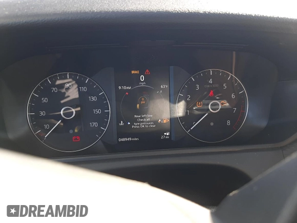 2018 Land Rover Range Rover Velar with VIN SALYA2RX7JA706558, listed as a Copart auction lot 76056713 with 48,949 mi miles. Bid and sale history available at carsss.com. Image 9.