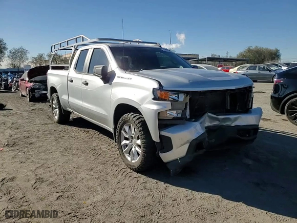 2019 Chevrolet Silverado 1500 Custom with VIN 1GCRWBEH3KZ347367, listed as a Copart auction lot 41914365 with 58,347 mi miles and Salvage Title. Bid and sale history available at carsss.com. Image 14.