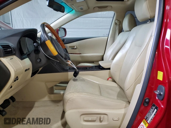 2010 Lexus RX 350 z VIN 2T2BK1BA2AC061545, wystawiony jako Copart lot #55592715 z przebiegiem 99 819 mil mil oraz Szkoda całkowita • Salvage title. Historia ofert i sprzedaży dostępna na DreamBid. Obrazek 7.