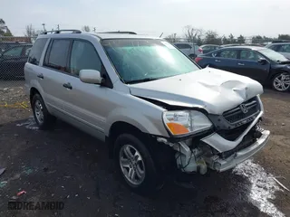 2005 Honda Pilot EX-L with NAVI with VIN 2HKYF18725H534538, listed as a IAAI auction lot 41677322 with 157,987 mi miles. Bid and sale history available at carsss.com. Image 1.