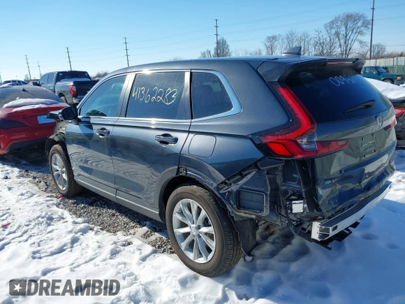 2025 Honda CR-V EX with VIN 5J6RS4H46SL009569, listed as a IAAI auction lot 41362283 with 2,753 mi miles and . Bid and sale history available at DreamBid. Image 3.