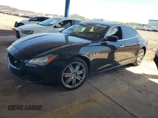 2015 Maserati Quattroporte S Q4 z VIN ZAM56RRA5F1130200, wystawiony jako Copart lot #51990285 z przebiegiem 73 066 mil mil oraz Szkody całkowita. Historia ofert i sprzedaży dostępna na DreamBid. Obrazek 1.