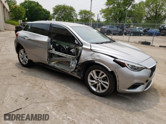 2017 Infiniti QX30 Sport with VIN SJKCH5CP4HA032478, listed as a Copart auction lot 56130273 with 69,415 mi miles. Bid and sale history available at carsss.com. Image 4.