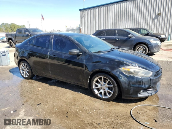 2013 Dodge Dart SXT with VIN 1C3CDFBA4DD341530, listed as a Copart auction lot 50140445 with 182,777 mi miles and Salvage Title. Bid and sale history available at carsss.com. Image 4.
