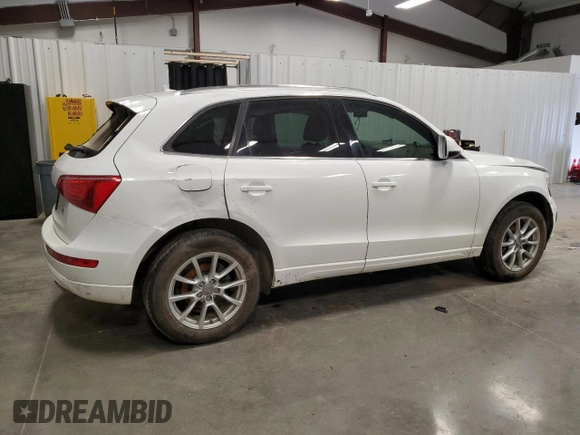 2010 Audi Q5 Premium Plus with VIN WA1LKAFP7AA004585, listed as a Copart auction lot 51585445 with 97,534 mi miles and Salvage title. Bid and sale history available at DreamBid. Image 3.
