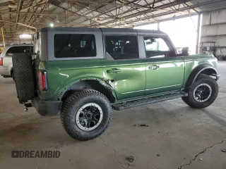 2022 Ford Bronco with VIN 1FMEE5DP3NLB22400, listed as a Copart auction lot 56229705 with 10,845 mi miles and Salvage title. Bid and sale history available at DreamBid. Image 3.