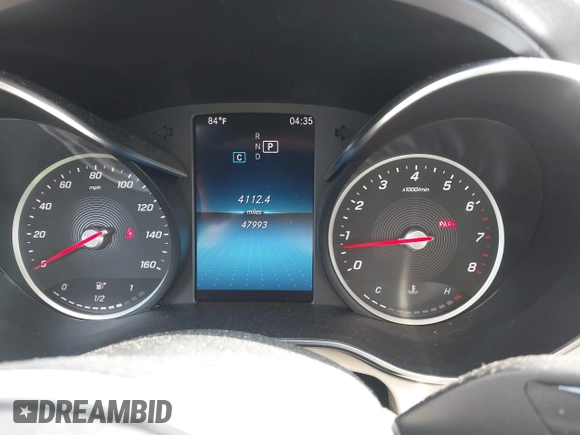 2019 Mercedes-Benz C 300 with VIN 55SWF8EB8KU293103, listed as a IAAI auction lot 41946778 with 47,993 mi miles and . Bid and sale history available at carsss.com. Image 7.