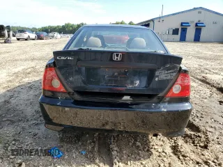 2005 Honda Civic VP SSRS z VIN 1HGEM22365L078593, wystawiony jako Copart lot #60747785 z przebiegiem 214 835 mil mil oraz Czysty tytuł • Clean title. Historia ofert i sprzedaży dostępna na DreamBid. Obrazek 6.