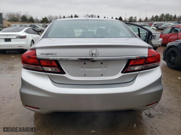 2014 Honda Civic Sedan EX-L with VIN 19XFB2F99EE008232, listed as a Copart auction lot 42813785 with 105,906 mi miles and Salvage Title. Bid and sale history available at carsss.com. Image 6.